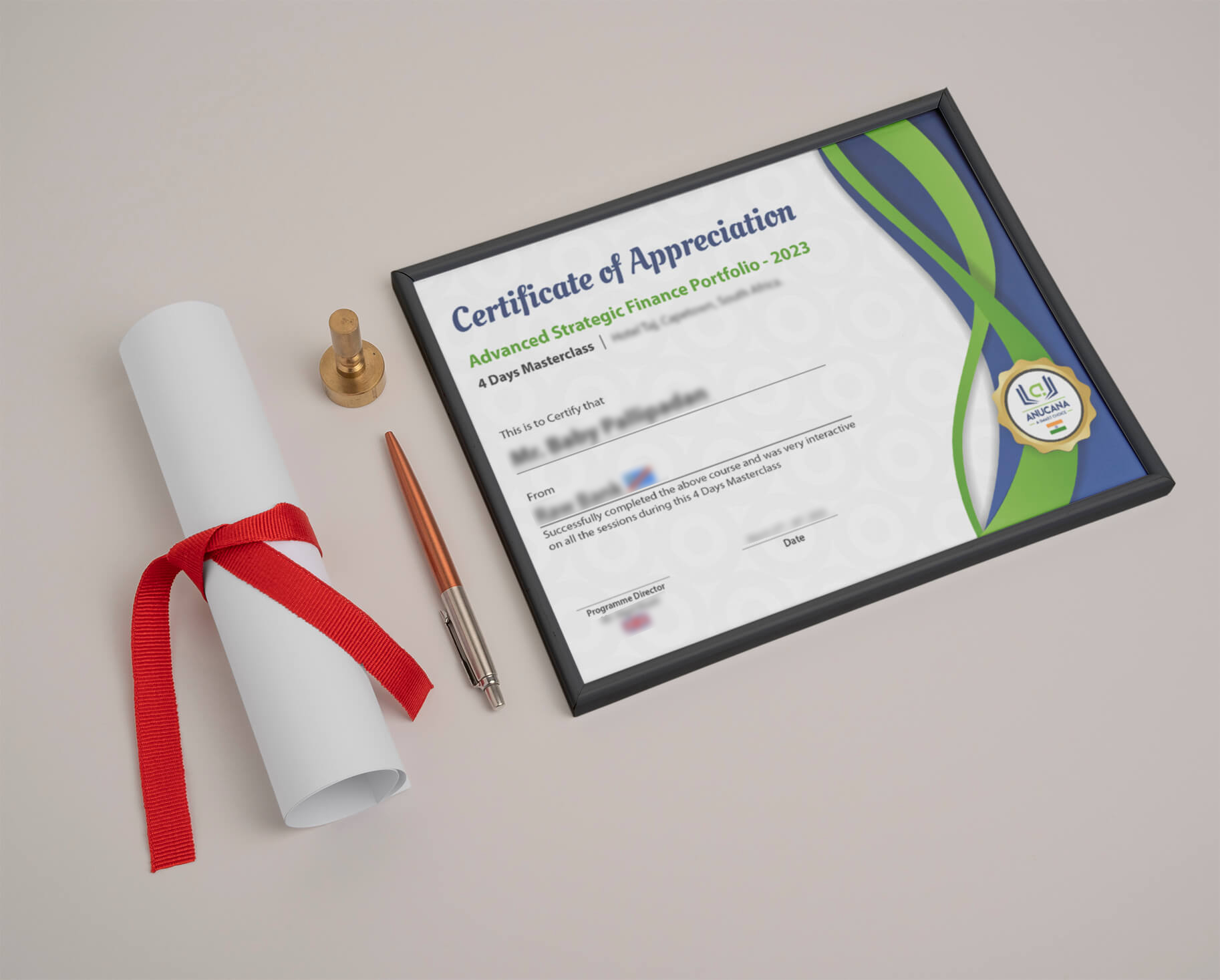 Certificate Design Anucana