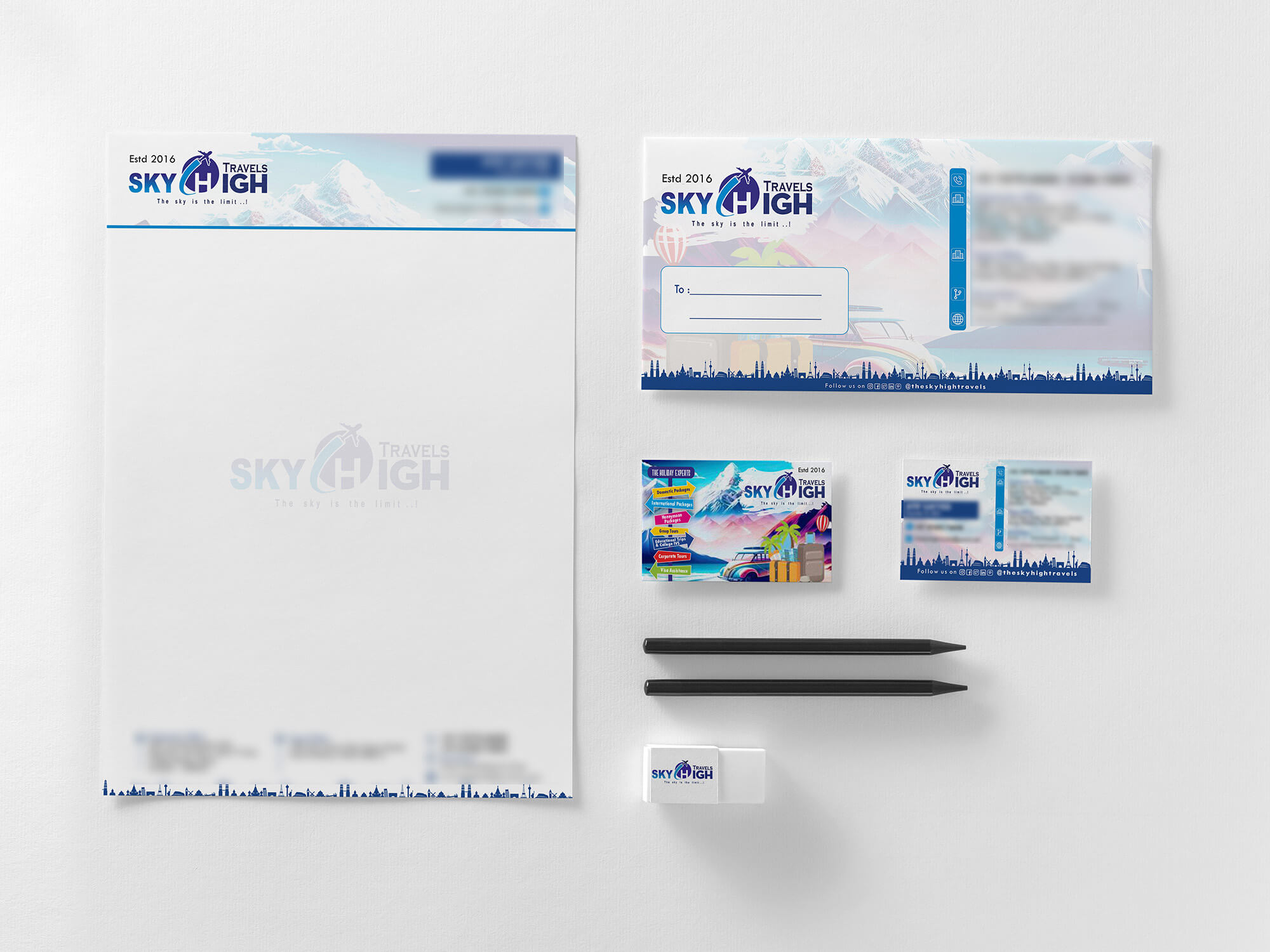 Business Stationary Skyhigh Travels